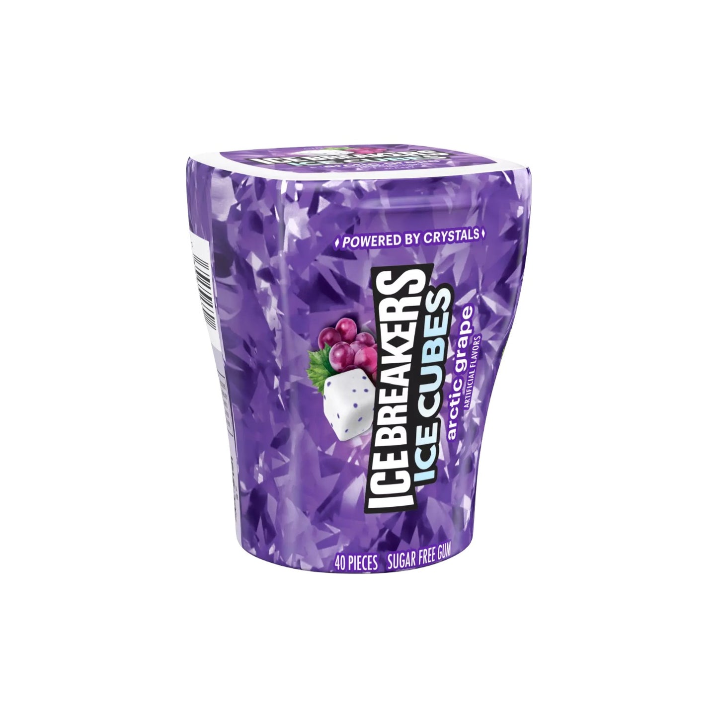 ICE BREAKERS ICE CUBES Arctic Grape Sugar Free Gum (40 pieces)