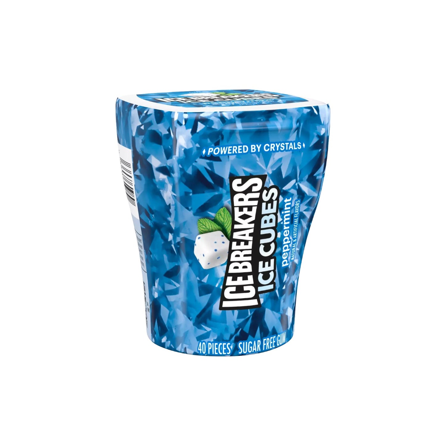 ICE BREAKERS ICE CUBES Peppermint Sugar Free Gum (40 pieces)