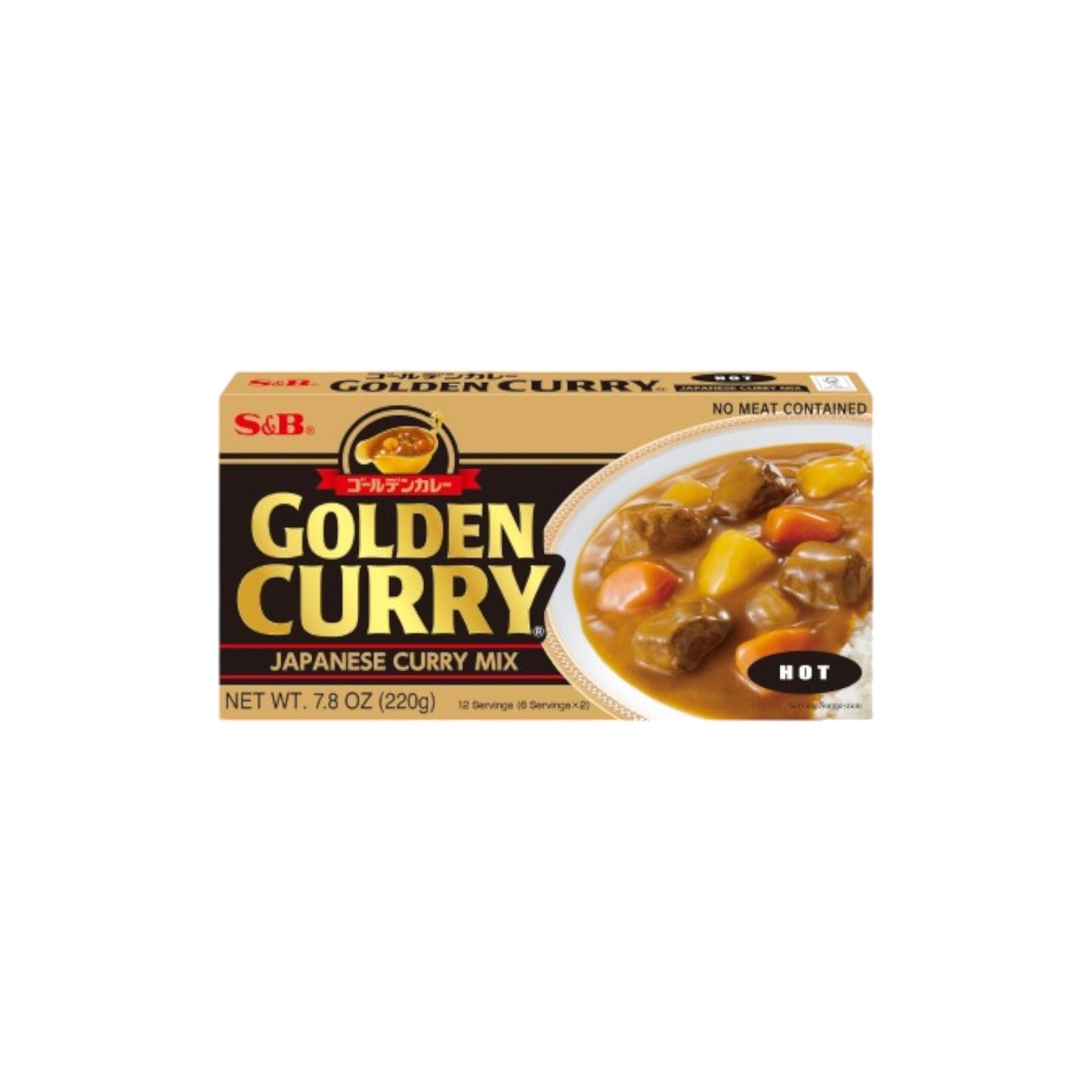 S&B Golden Curry Mix Hot 220g