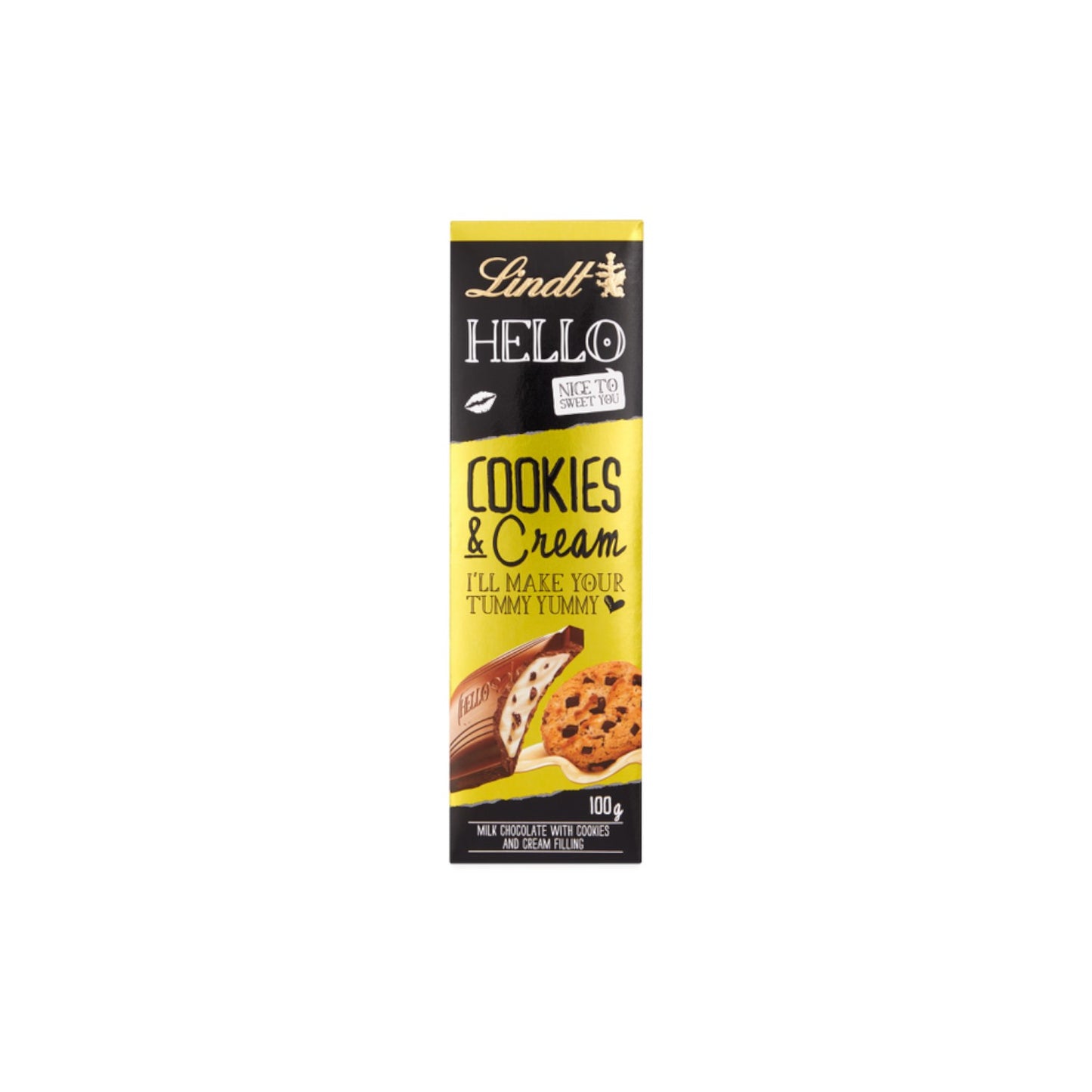 Lindt HELLO Cookies & Cream Bar 100g