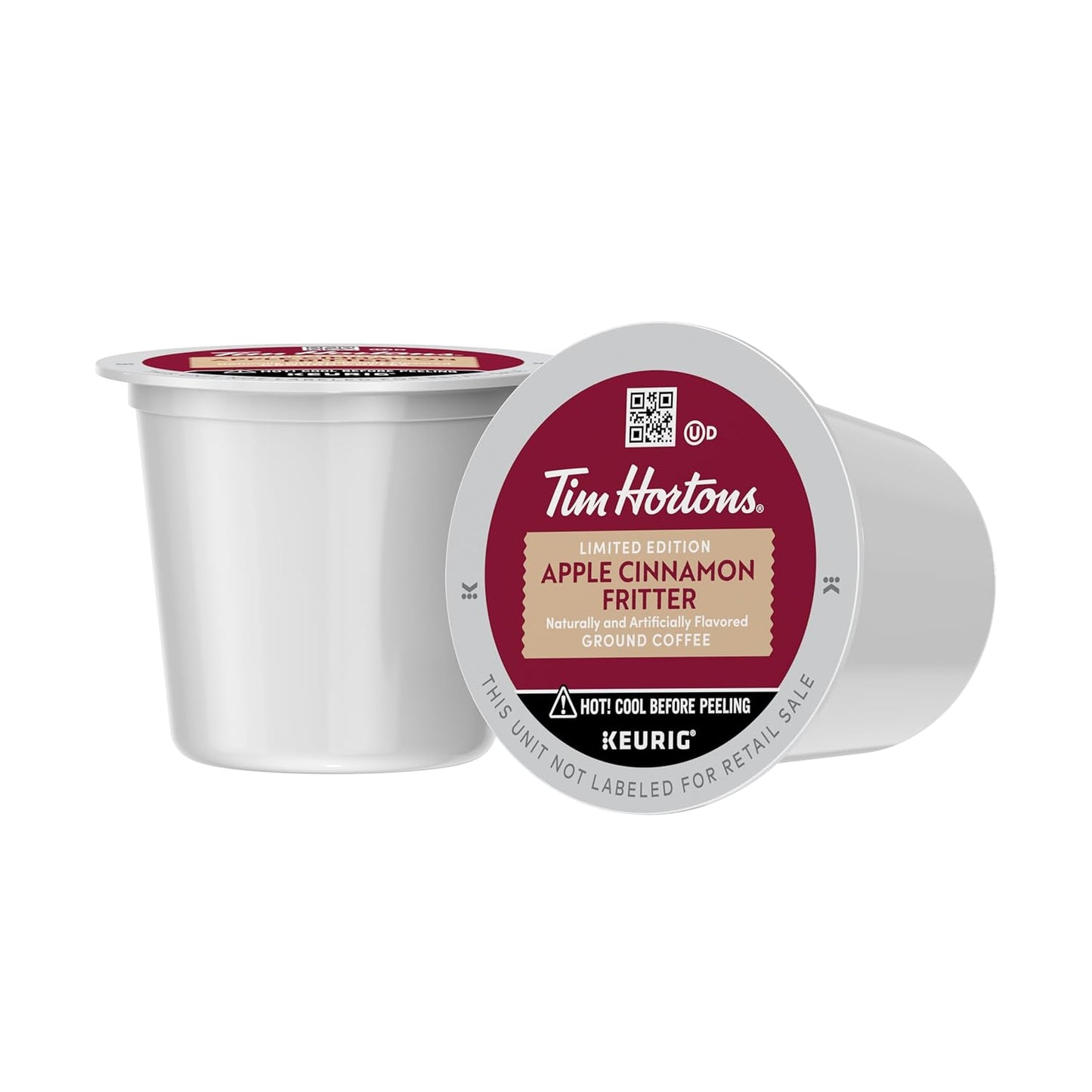 Tim Hortons Apple Cinnamon Fritter Flavoured Coffee Pods 12ct K-CUPs