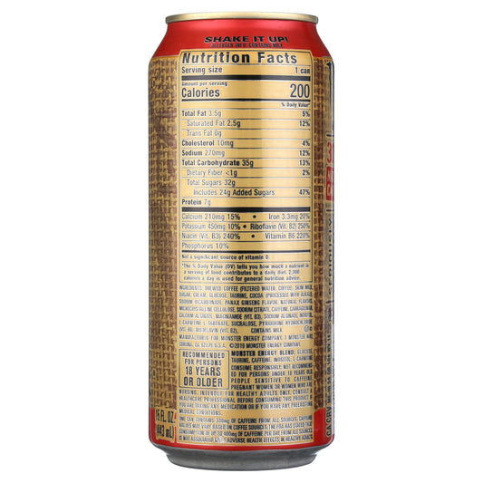 Java Monster 300 Mocha, Triple Shot, 15 fl oz Cans