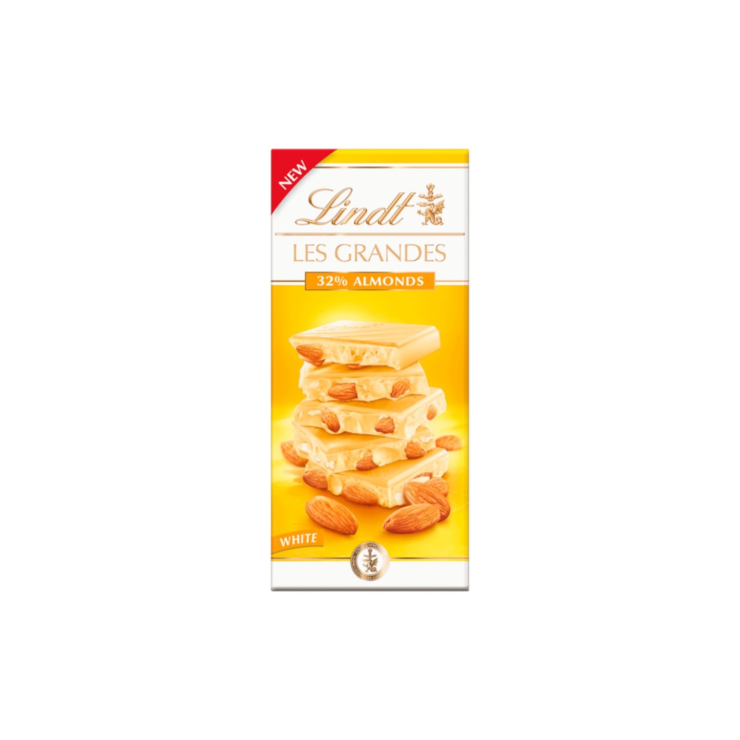 Lindt Les Grandes White Almond Bar 150g