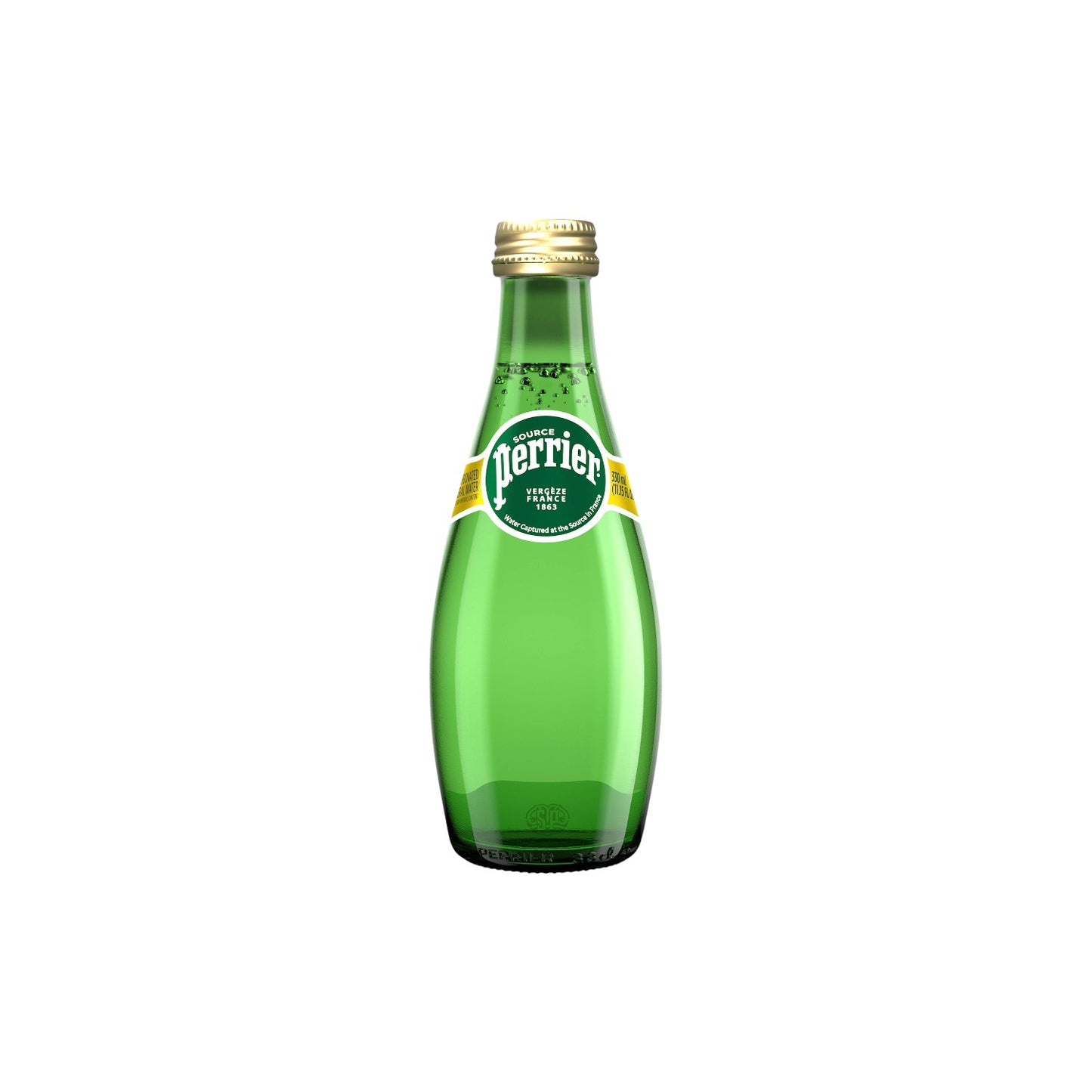 PERRIER Sparkling Carbonated Mineral Water 330ml(glass bottle)