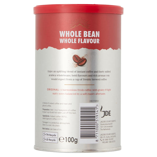 Kenco Millicano Original (Warm Roast) Whole Bean Instant Coffee 100g