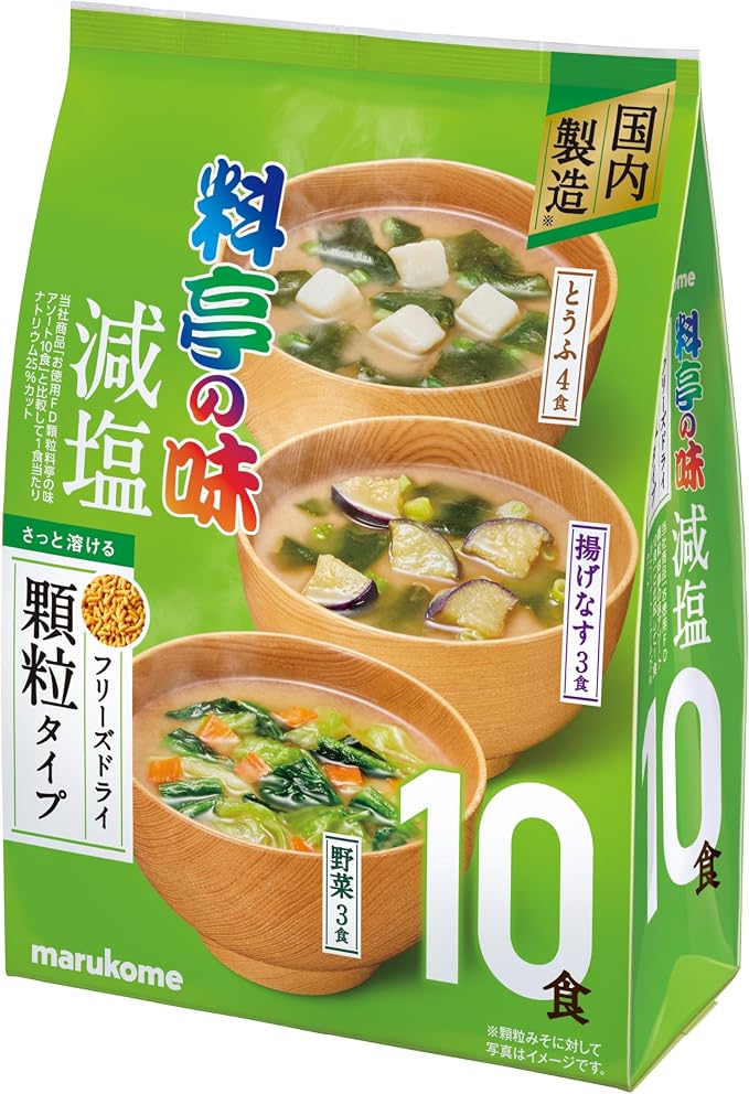 Marukome Ryotei No Aji Freeze-Dried Granulated Instant Miso Soup