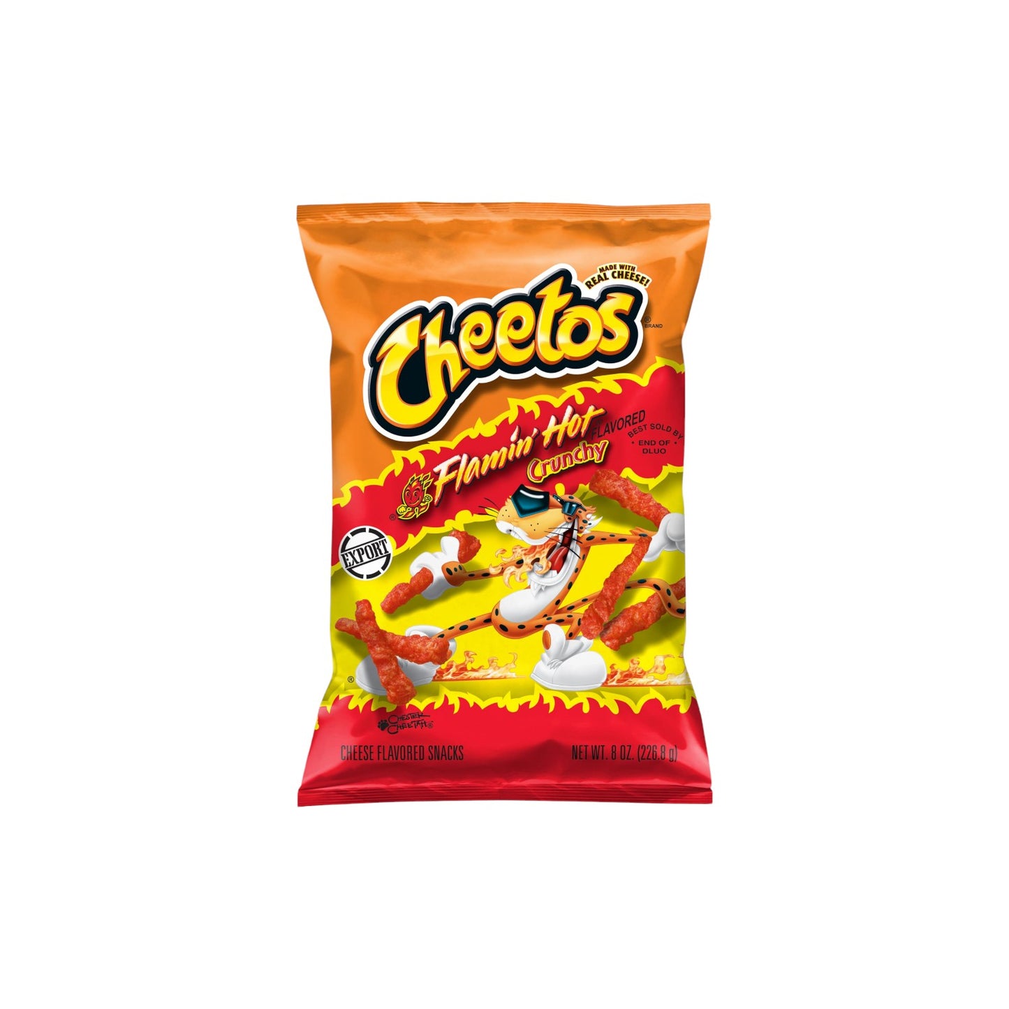 CHEETOS Crunchy FLAMIN’ HOT Cheese Flavored Snacks 226.8g