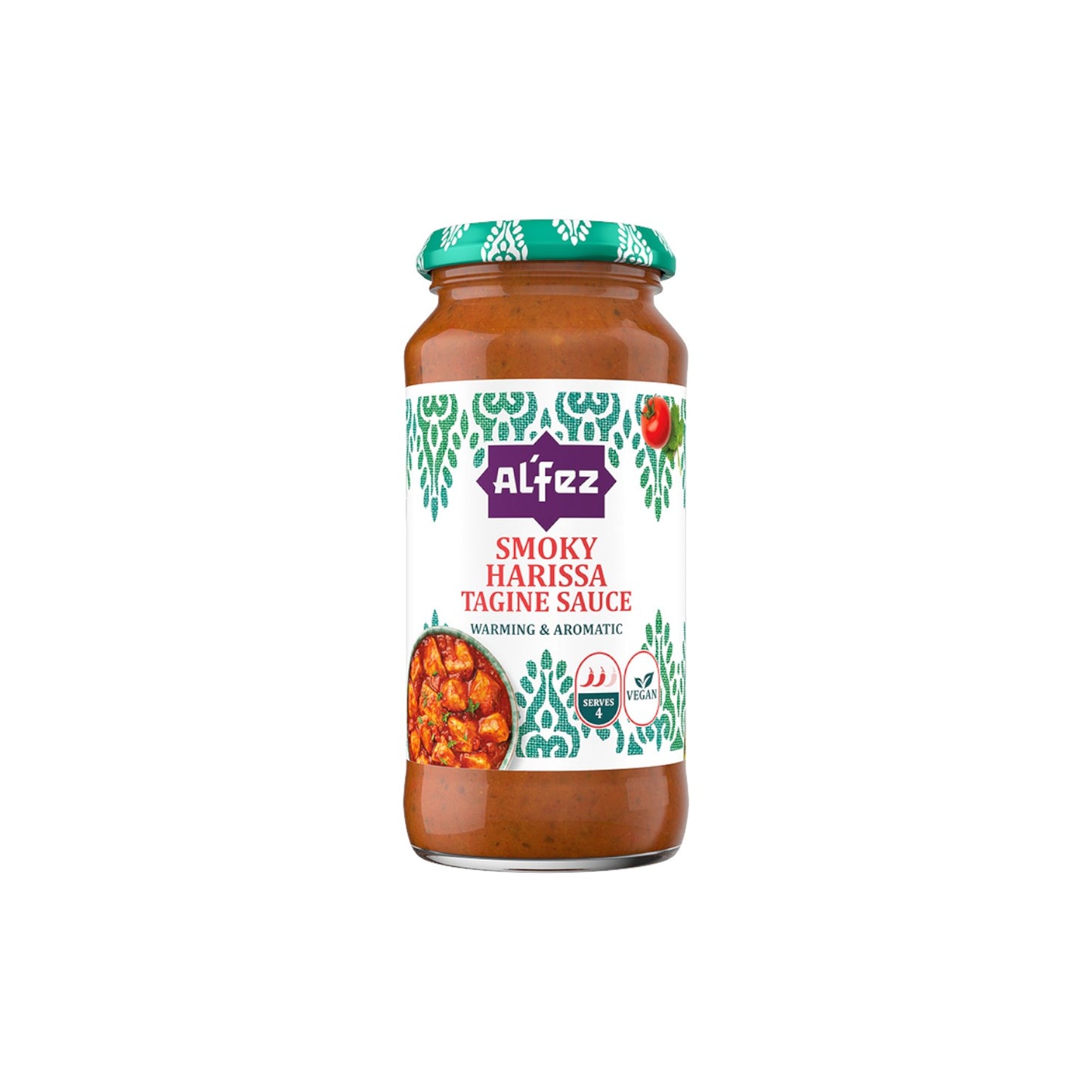 Alfez Smoky Harissa Tangine Sauce (Warming & Aromatic) 450g