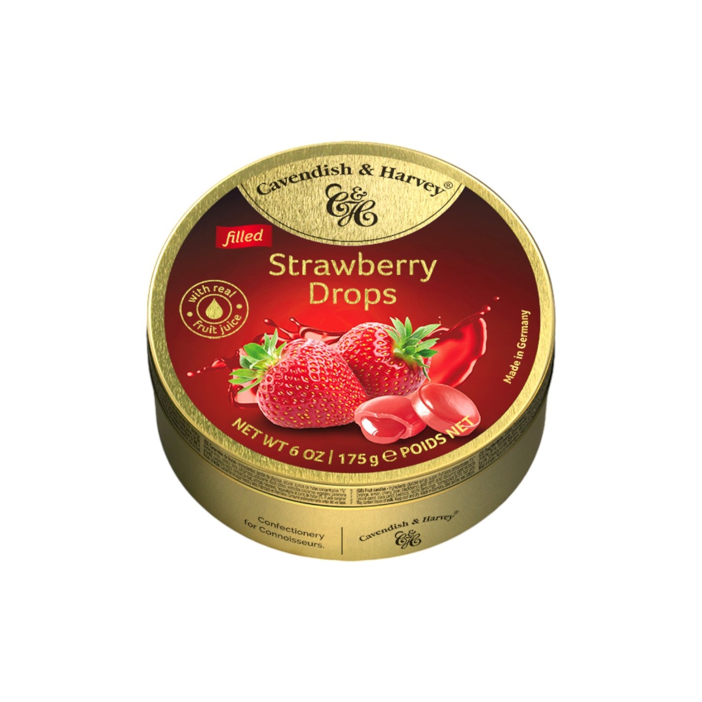 Cavendish & Harvey Strawberry Drops, filled 175g