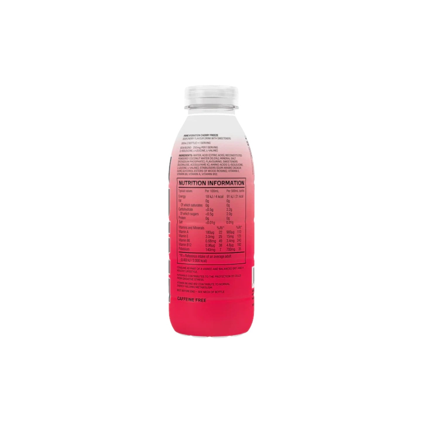 PRIME Cherry Freeze Flavour Hydration Drink 500ml.