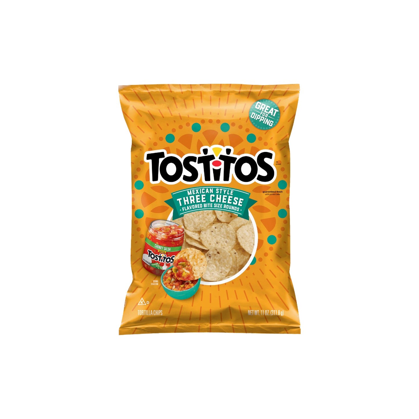 TOSTiTOS Mexican Style Three Cheese Tortilla Chips 311.8g