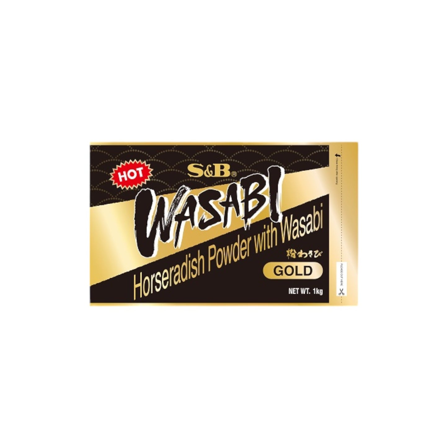 S&B Wasabi Gold Horseradish Powder with Wasabi 1kg