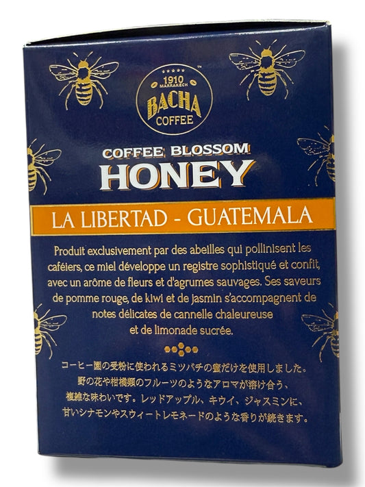 Bacha Coffee Blossom Honey – 100% Natural, Unprocessed Honey from Guatemala – Floral, Fruity, and Spiced Notes – 13oz (360g)