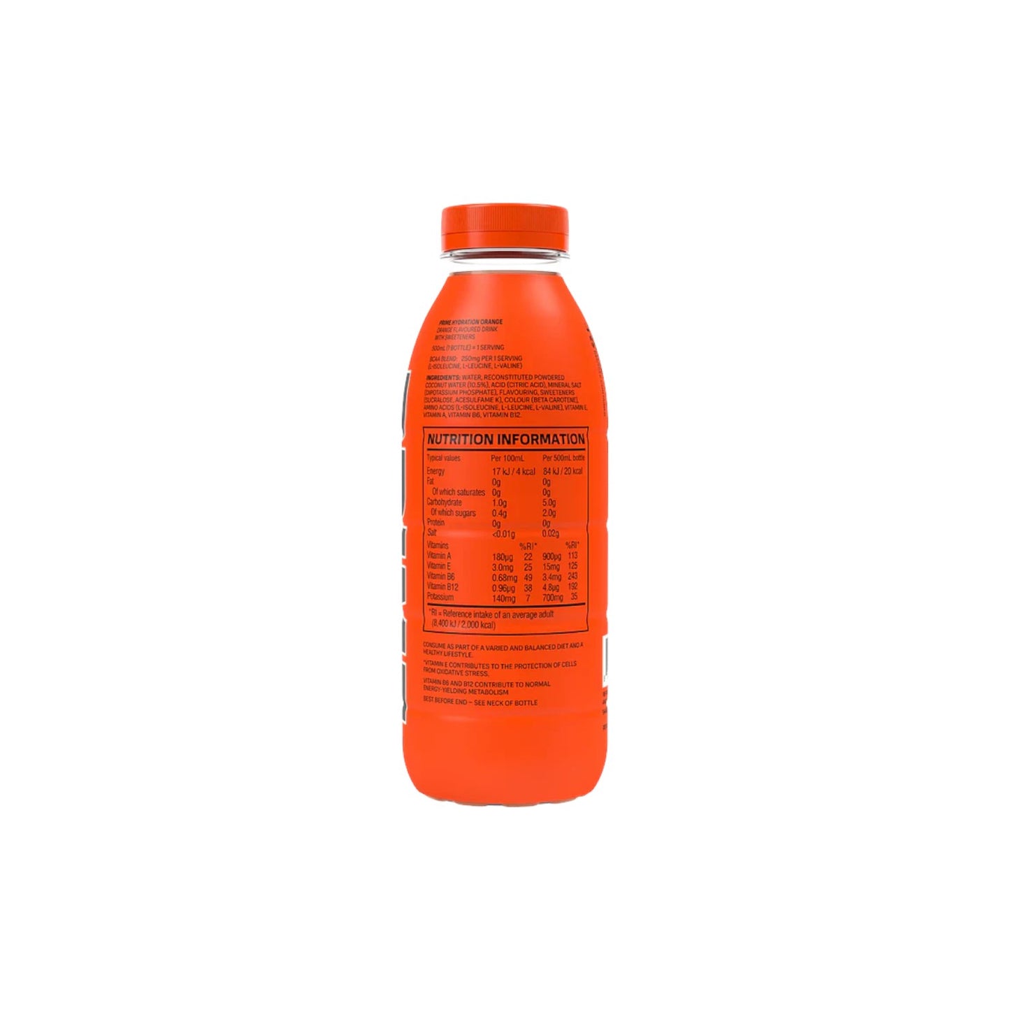 PRIME Orange Flavour Hydration Drink 500ml.
