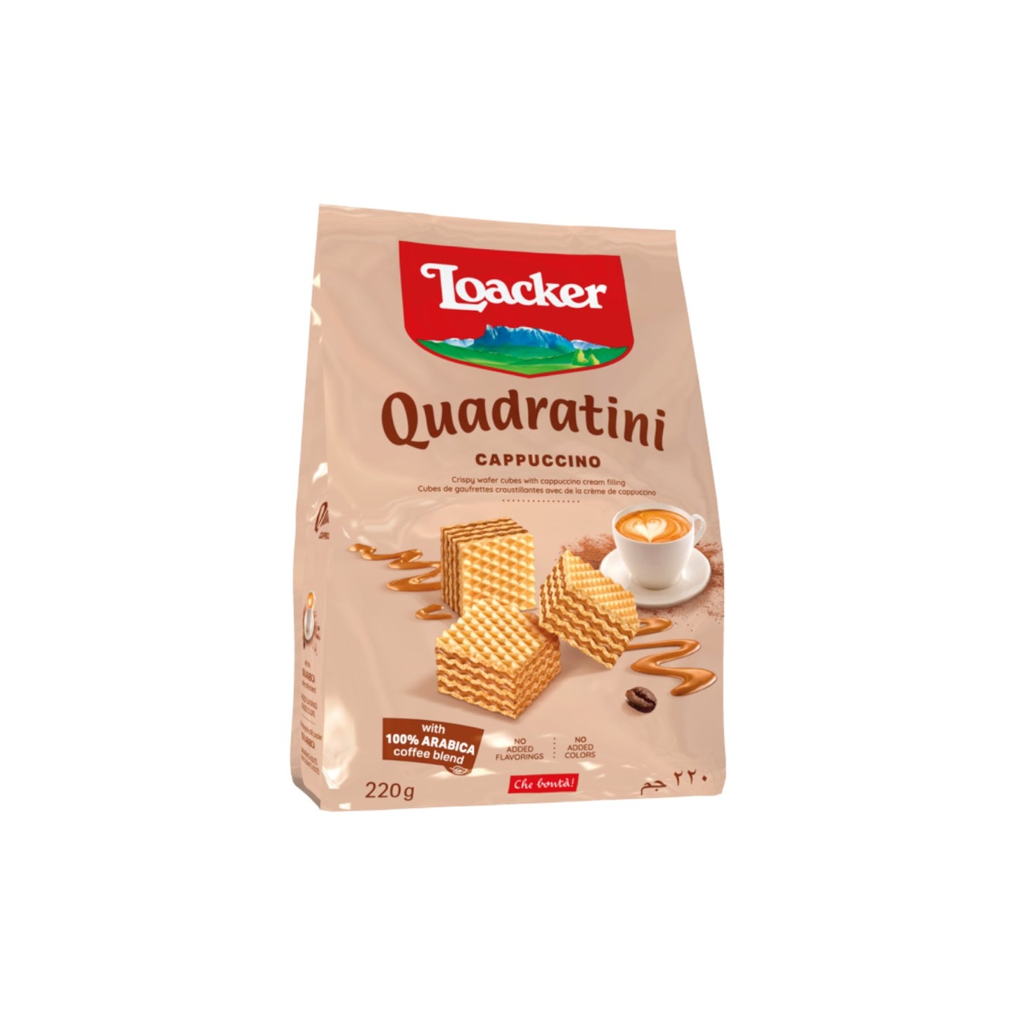 Loacker Cappucino Crispy Wafer 220g
