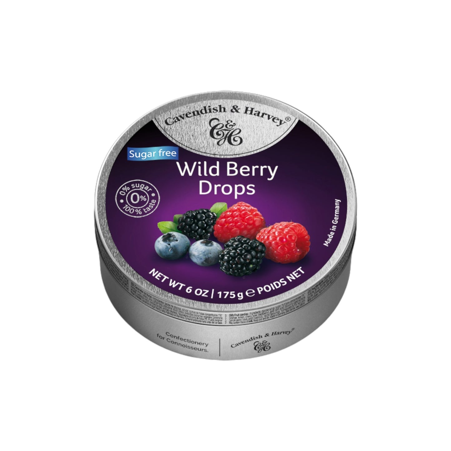 Cavendish & Harvey Sugar Free Wild Berry Drops, 175g