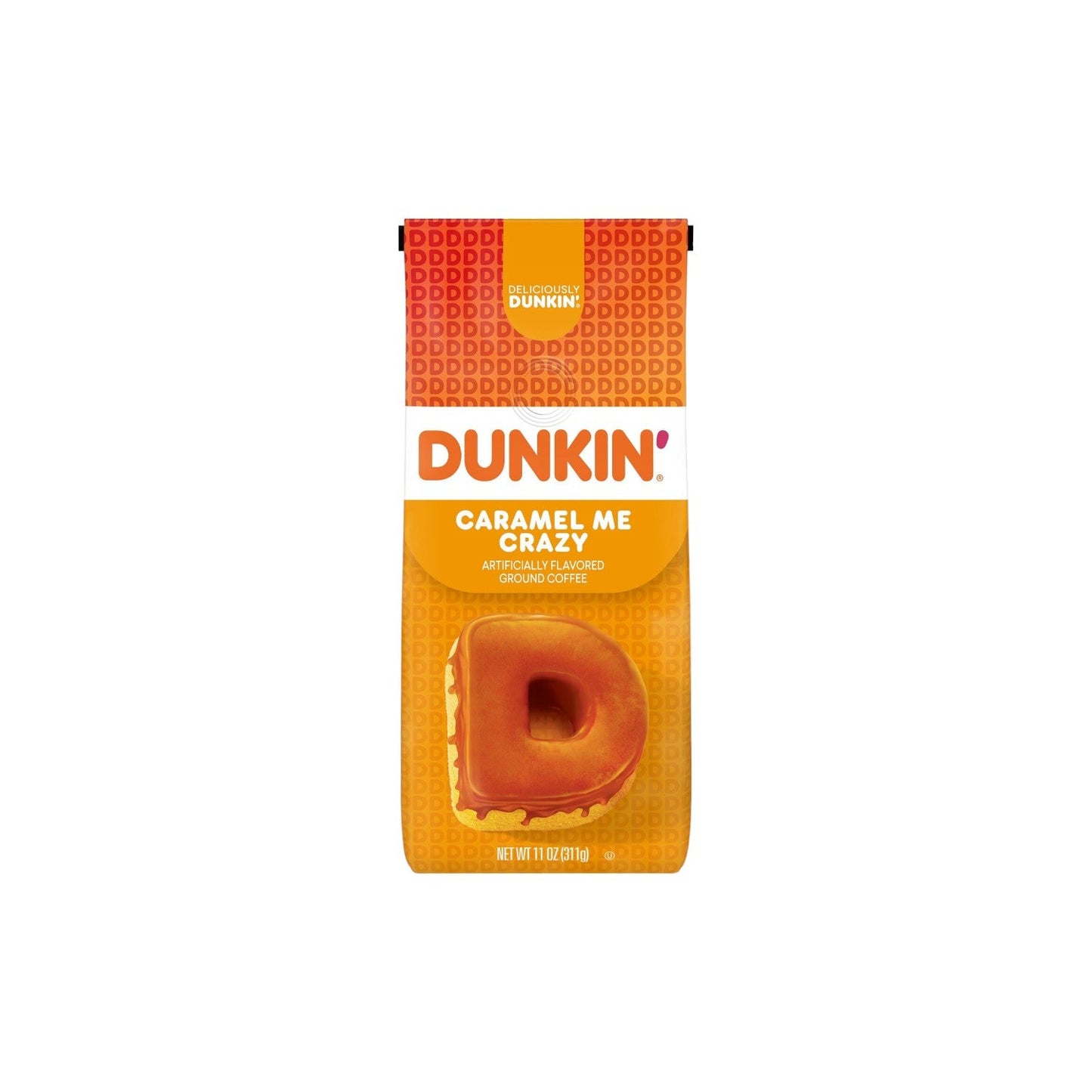 DUNKIN' Caramel Me Crazy Artificially Flavored Coffee 311g (Ground Coffee)