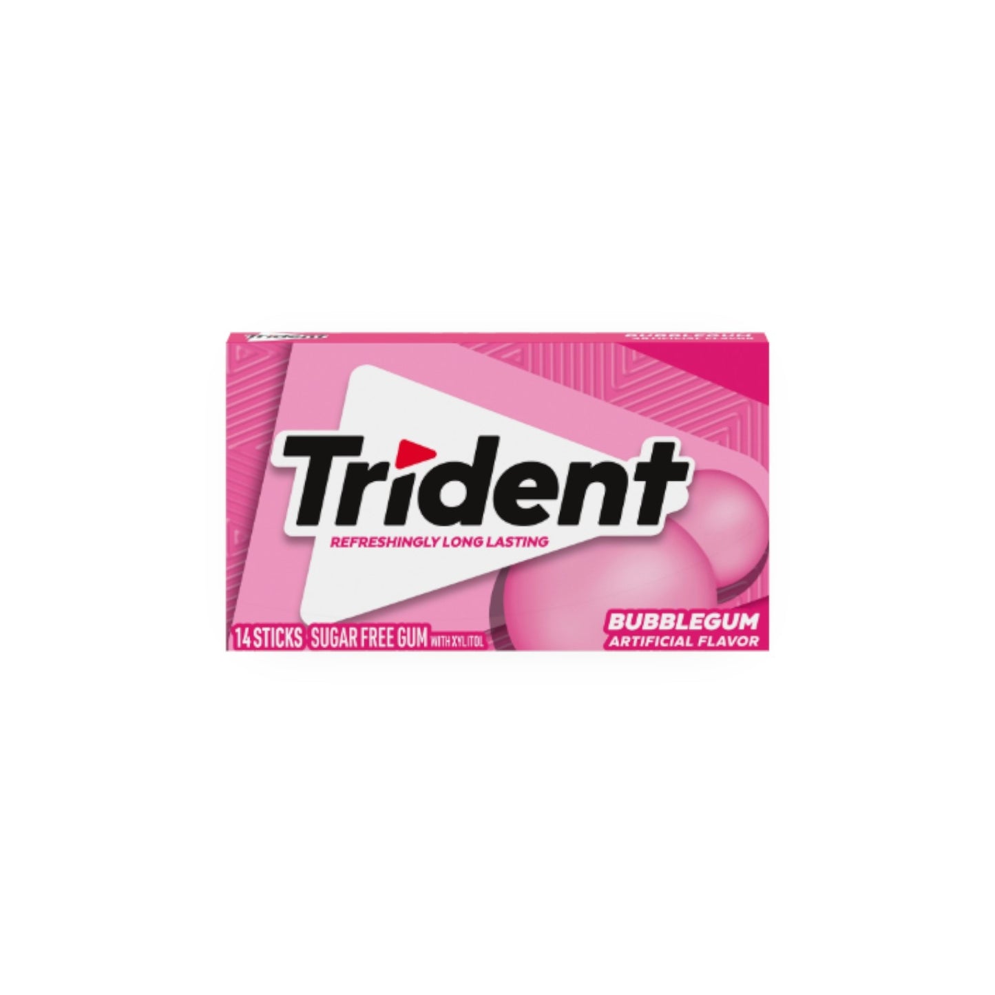 Trident Bubblegum Sugarfree Chewing Gum (14 Pieces)