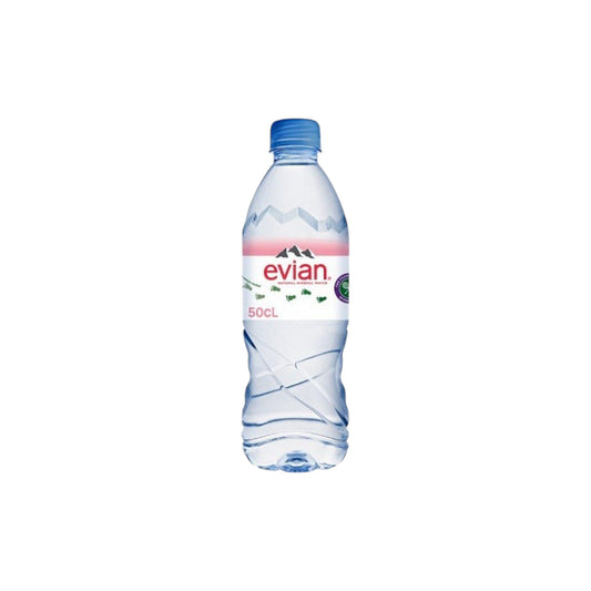 evian Natural Spring Water 500ml.(pet bottle)