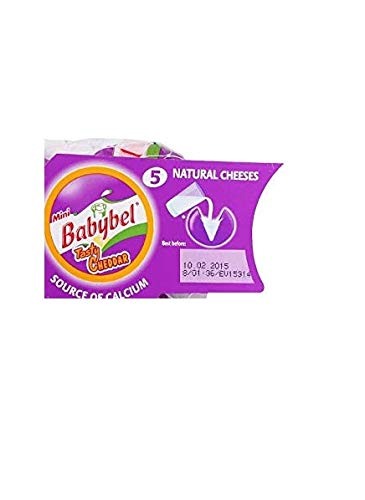 Babybel Cheddar Cheese, 5portion 100gm
