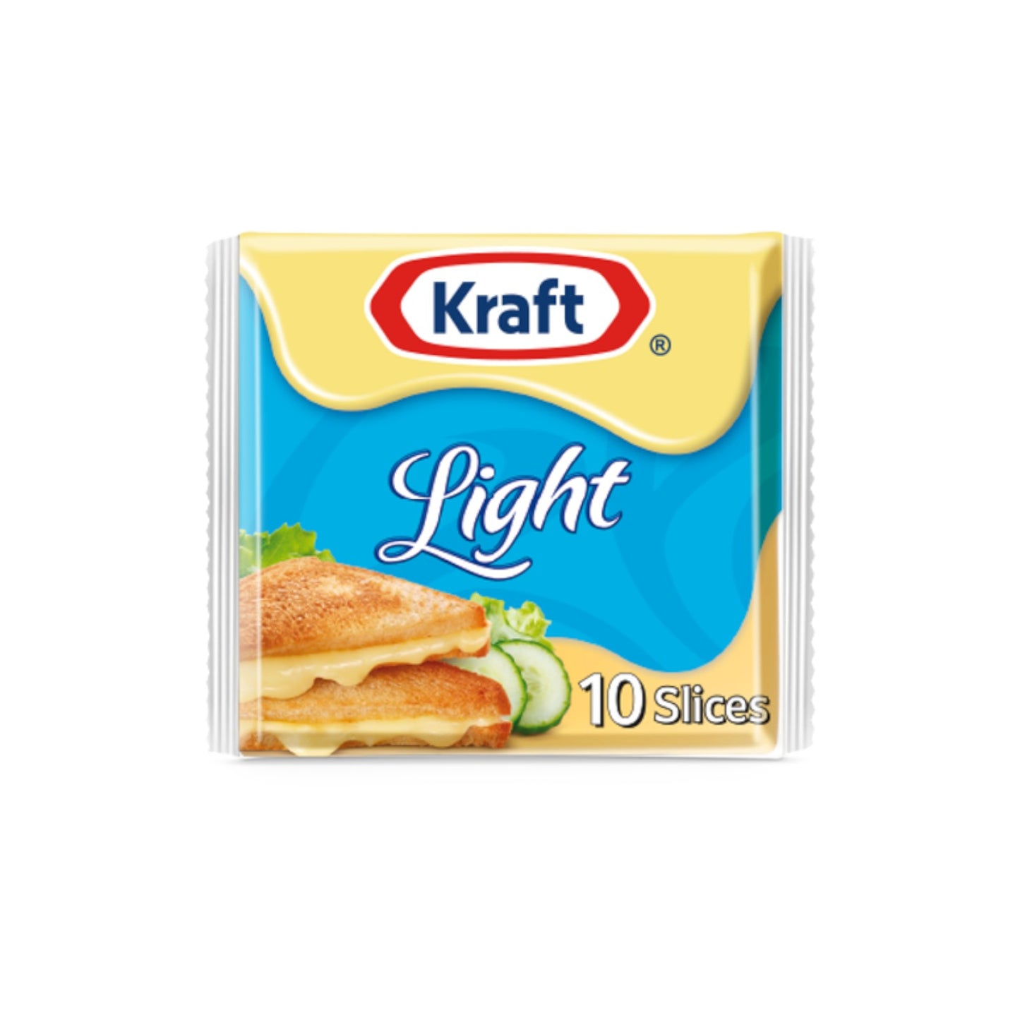 Kraft Light Cheddar Cheese Slices 200g (10 slices)