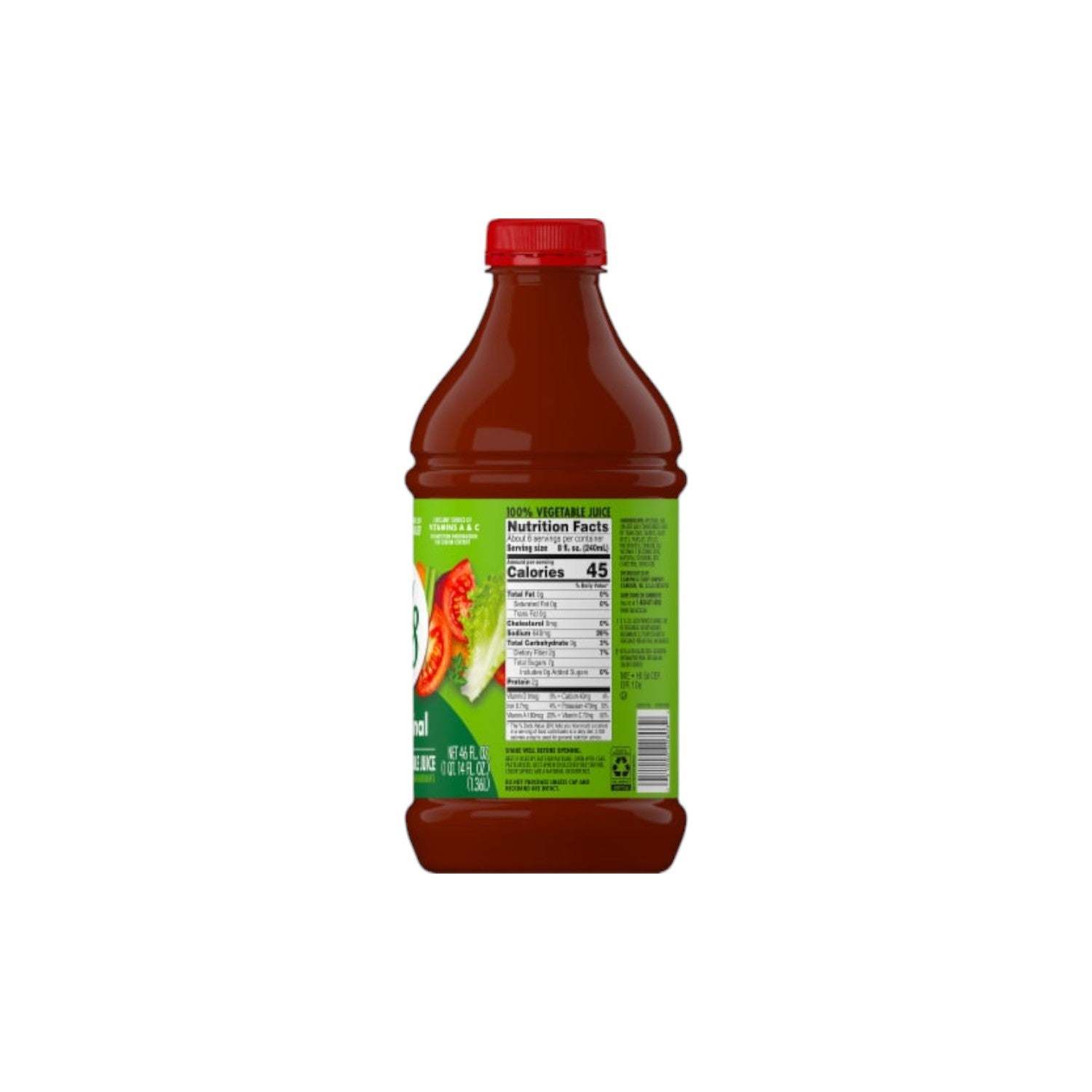 V8 Original 100% Vegetable Juice (No Sugar Added) 1.36lt