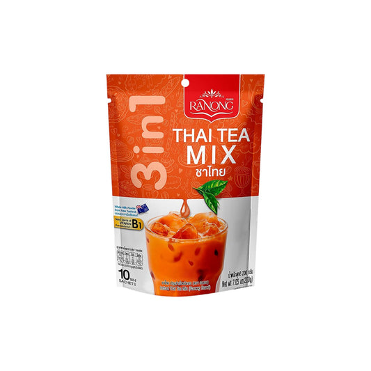 RANONG 3 in 1 Instant Thai Tea Mix 200g (10 sachets)