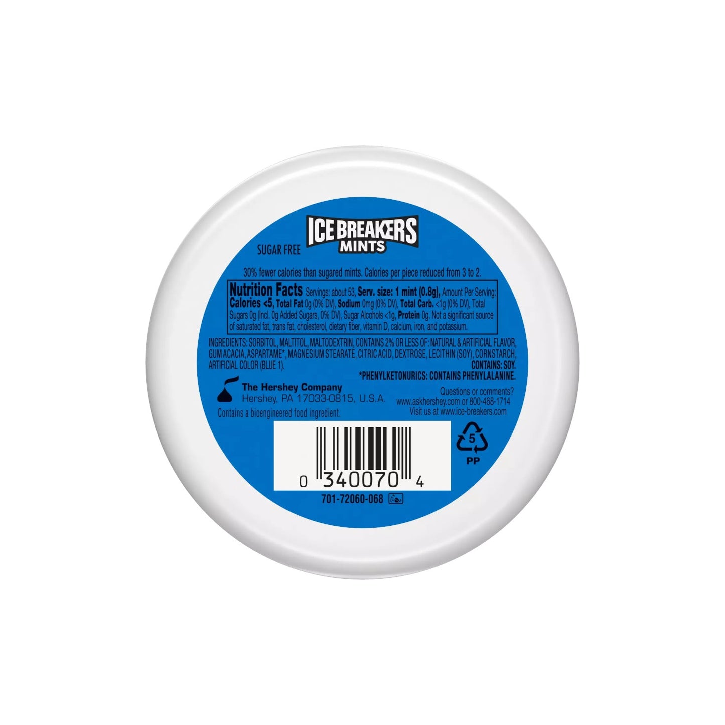 ICE BREAKERS Coolmint Sugar Free Mints 42g.