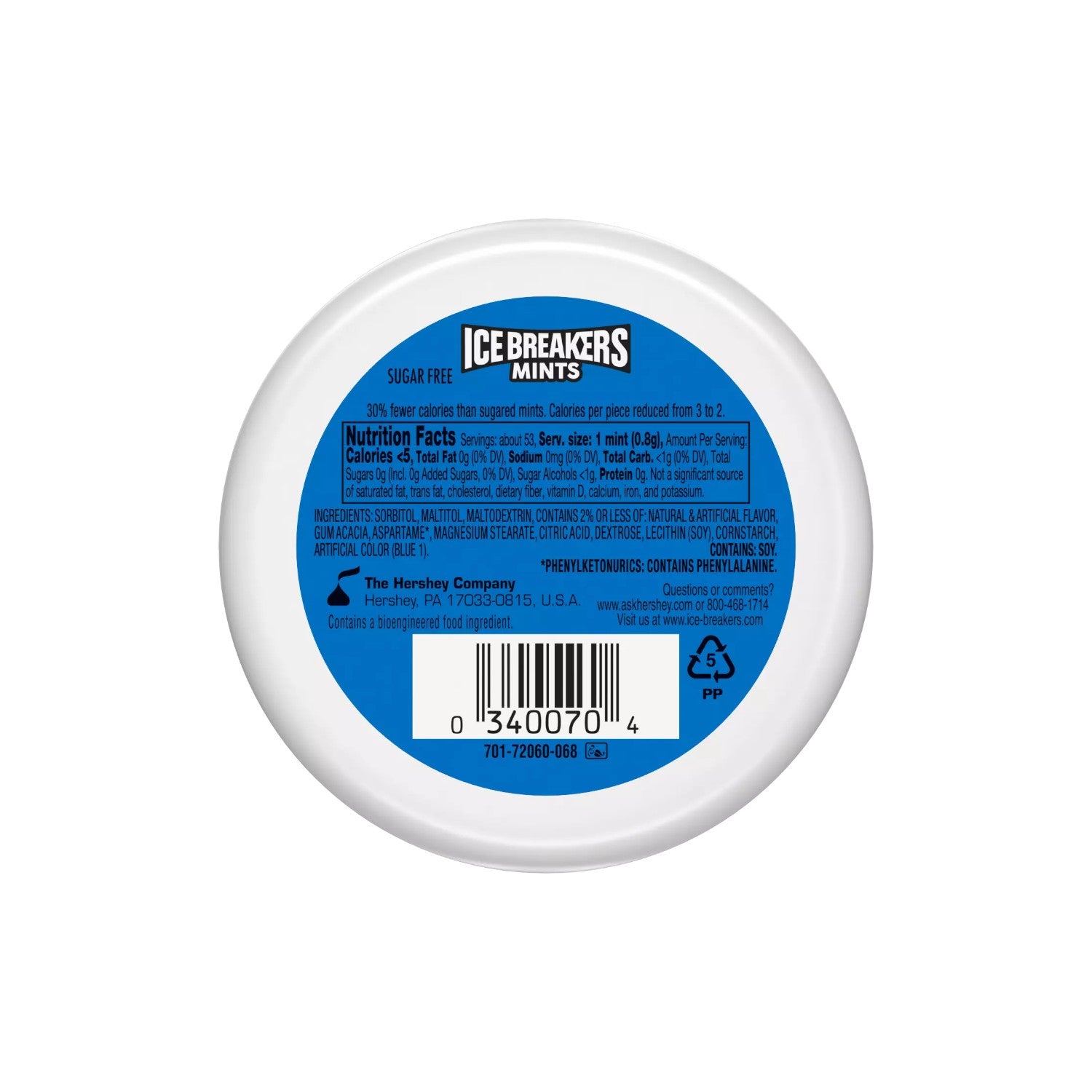 ICE BREAKERS Coolmint Sugar Free Mints 42g.