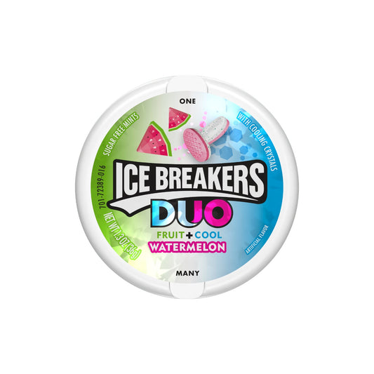 ICE BREAKERS DUO WATERMELON Sugar Free Mints 36g