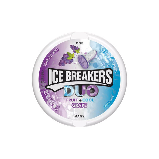 ICE BREAKERS DUO Grape Sugar Free Mints 36g