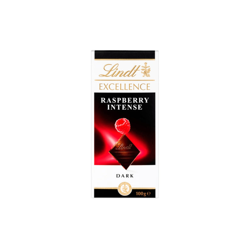 Lindt Excellence Dark Raspberry Intense Bar 100g – Chefsneed