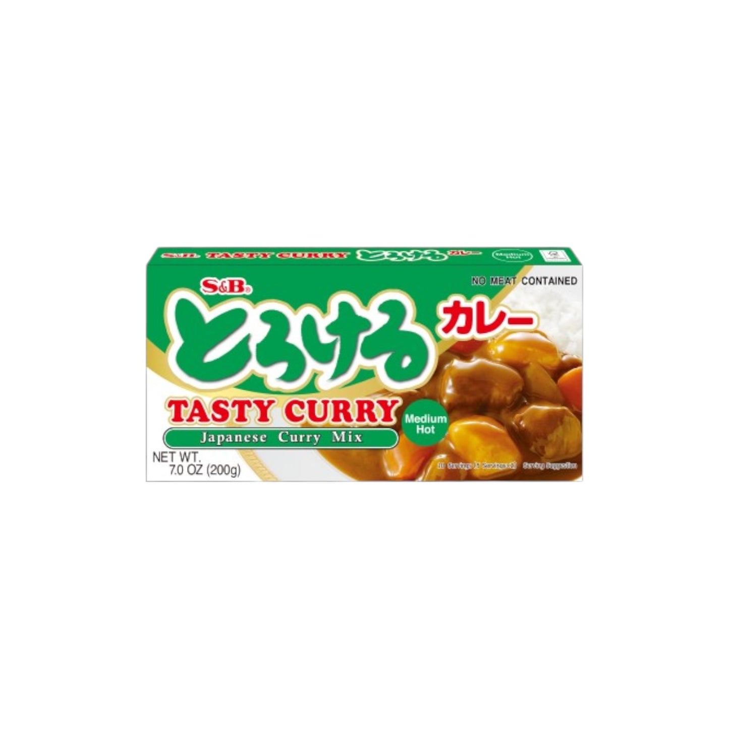 S&B Tasty Curry Mix Medium Hot 200g