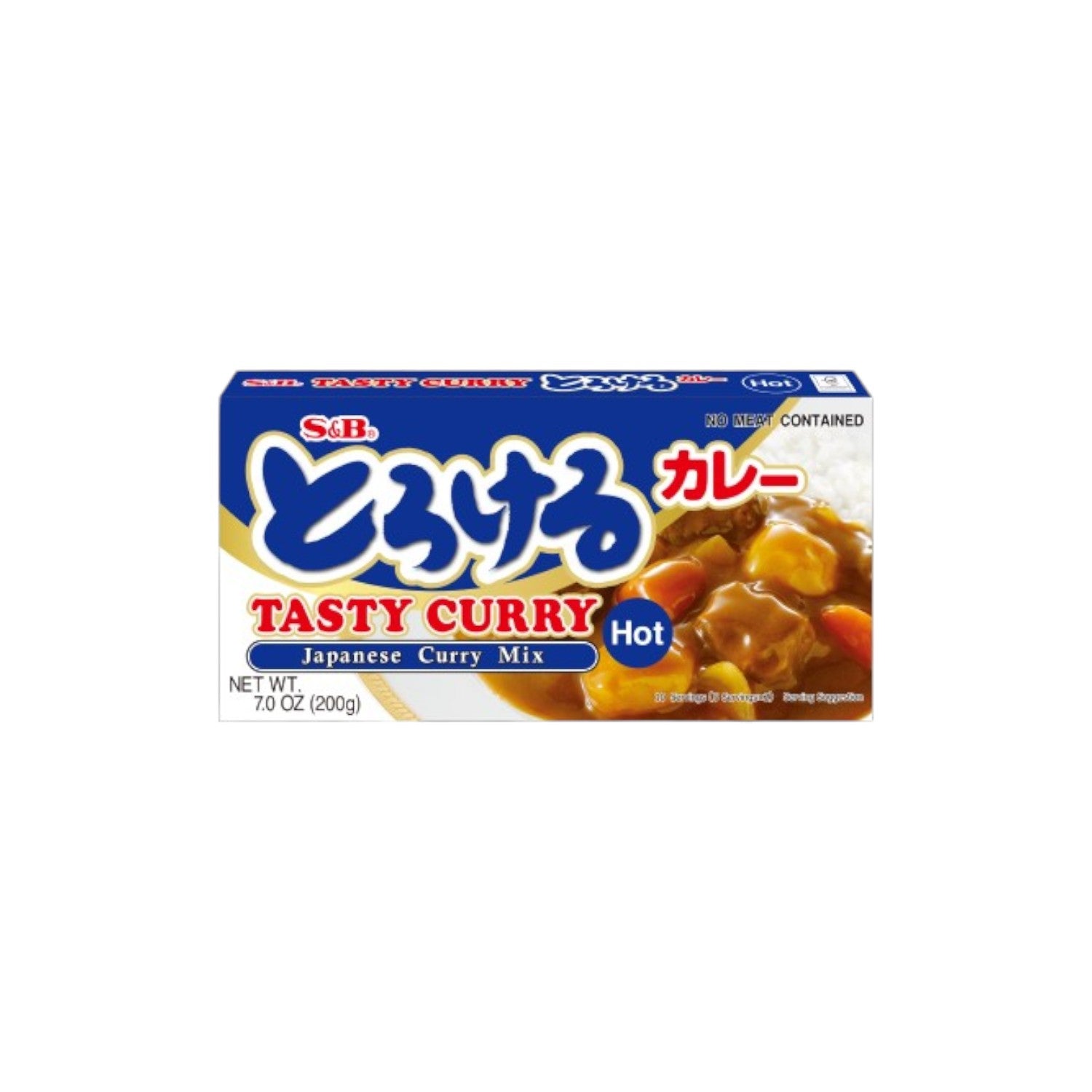 S&B Tasty Curry Mix Hot 200g