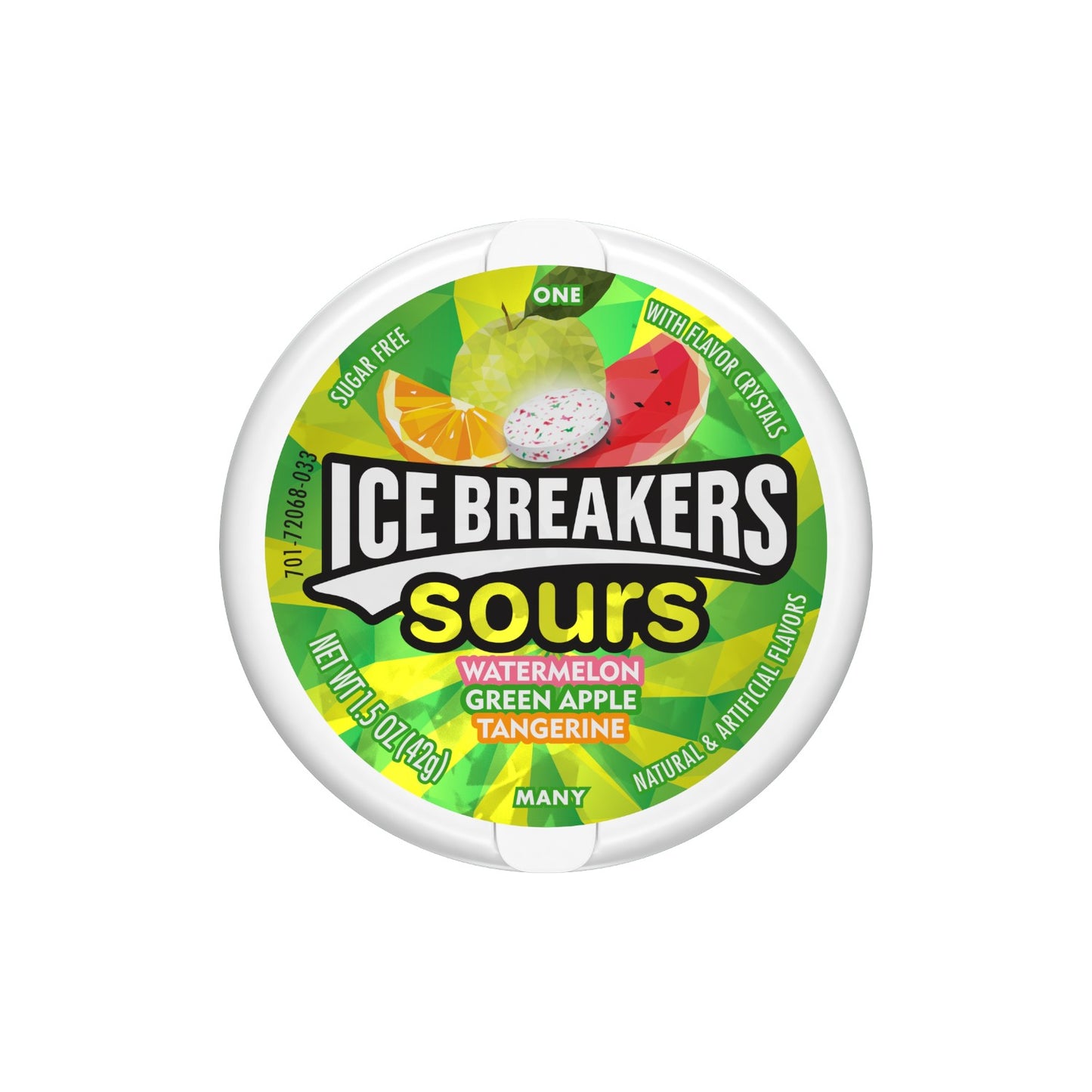 ICE BREAKERS Sours Sour Fruits Sugar Free Mints 42g