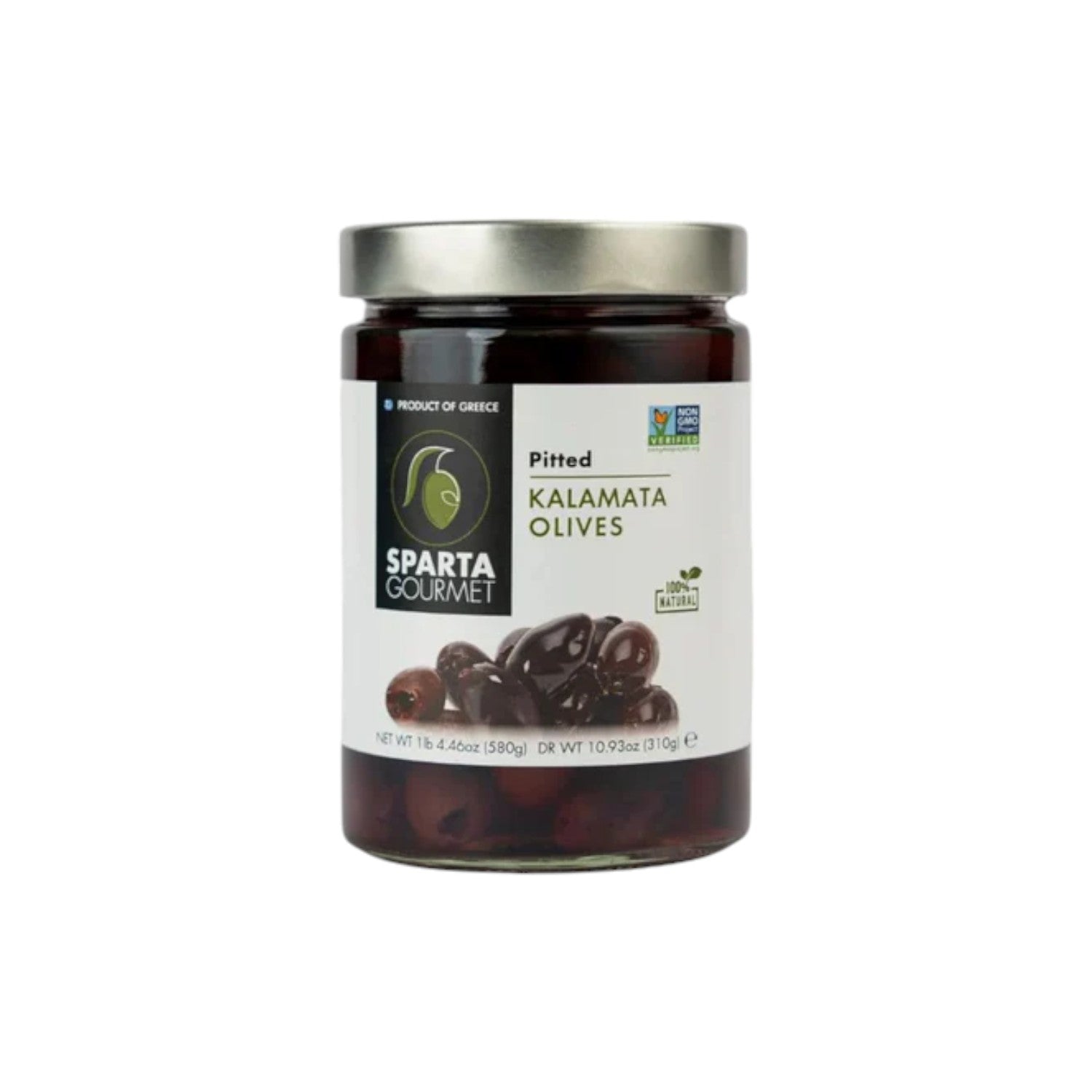 Sparta Gourmet Kalamata Olives 580g (Drained Wt 310g)