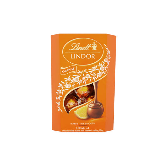 Lindt Lindor Milk Orange Truffles 200g