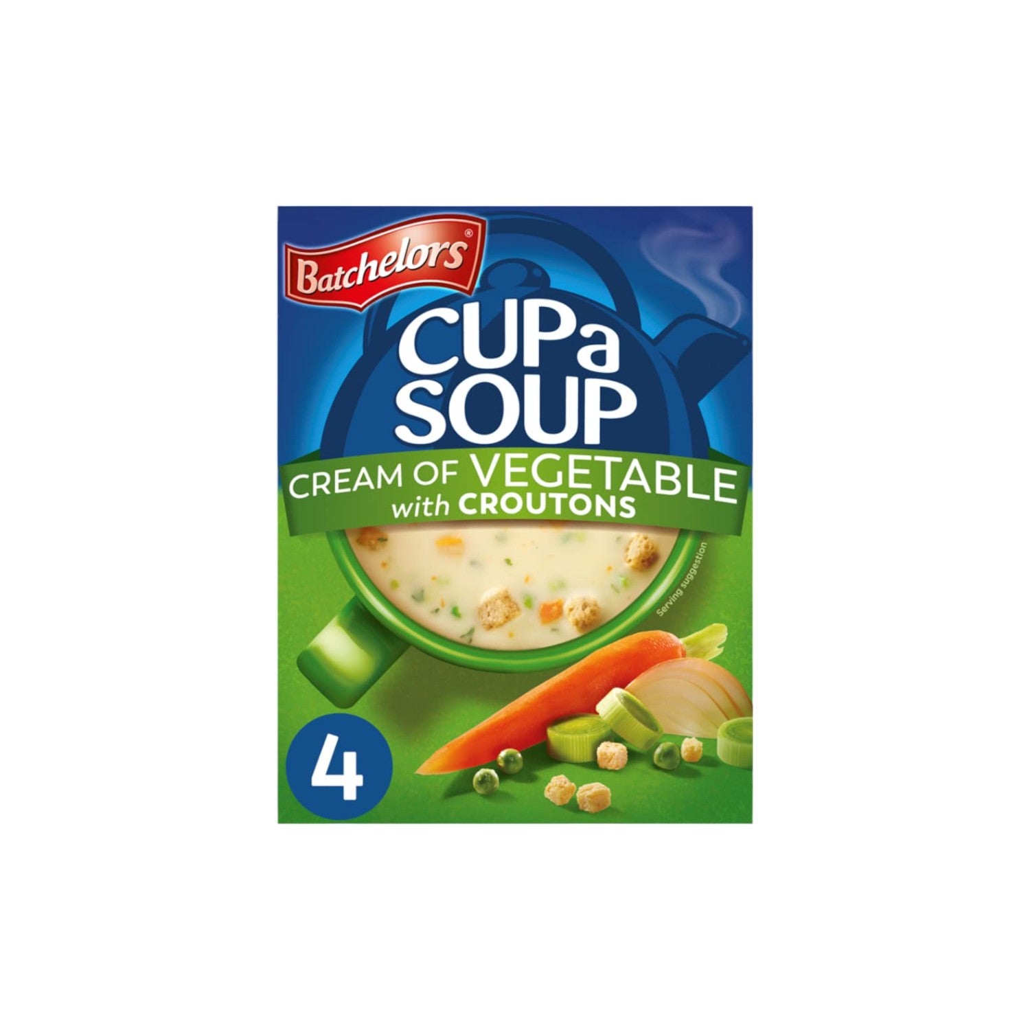 Batchelors Cup a Soup Cream Of Vegetable (with croutons) 4 Sachets