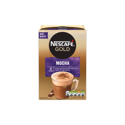 NESCAFE Gold Mocha Instant Coffee Sachets (8 Mugs)