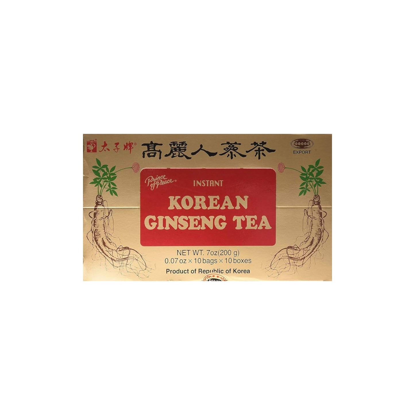 Prince of Peace Instant Korean Ginseng Tea (100 Sachet) 200g 