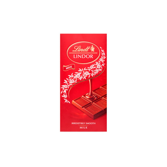 Lindt Lindor Milk Chocolate Bar 100g