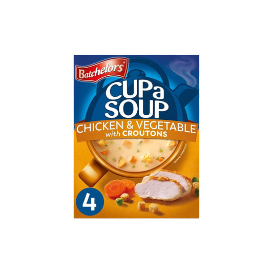 Batchelors Cup a Soup Chicken & Vegetable (with croutons) 4 Sachets