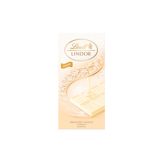 Lindt Lindor White Chocolate Bar 100g