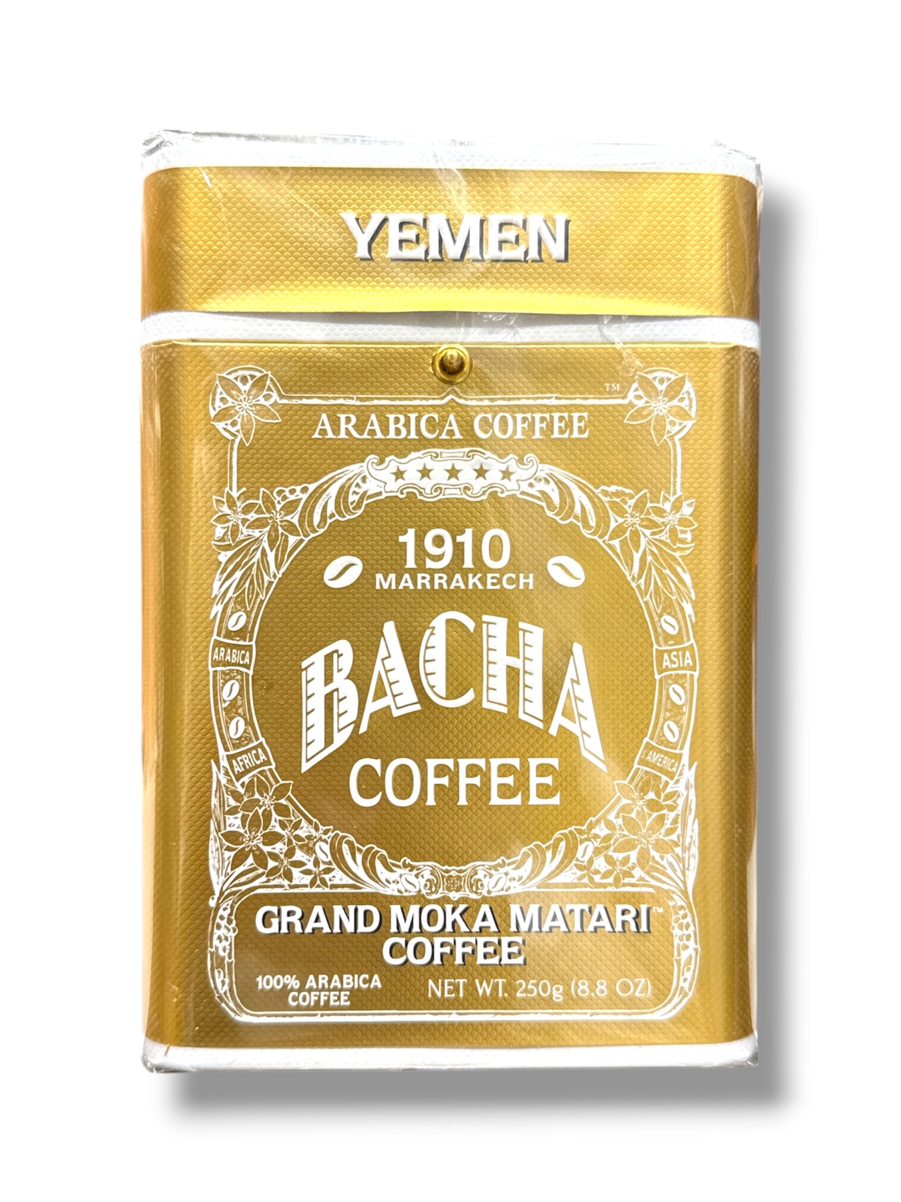 Bacha Coffee Grand Moka Matari Yemen ground Arabica coffee 250g