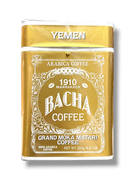 Bacha Coffee Grand Moka Matari Yemen ground Arabica coffee 250g