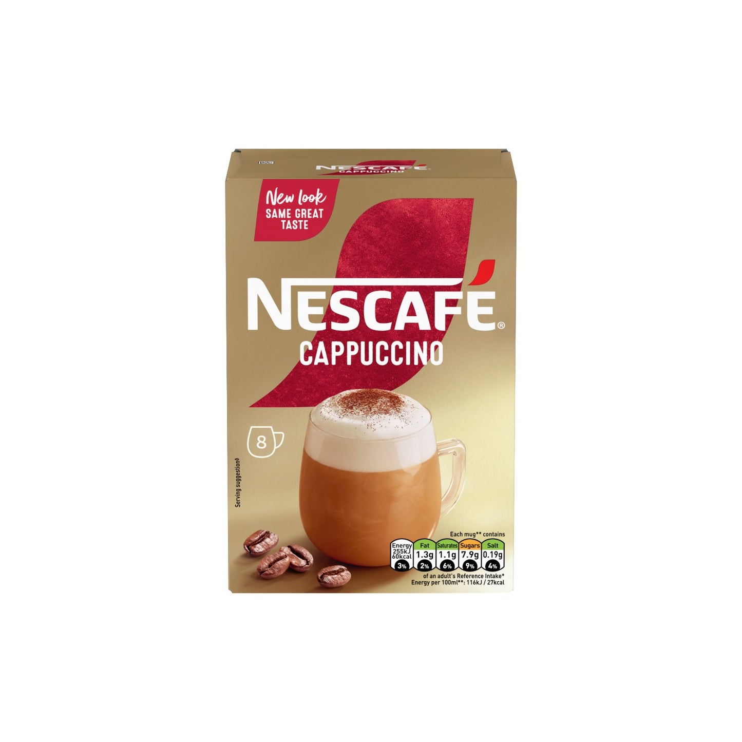 NESCAFE Cappuccino (8 x 15.5g ) Sachets