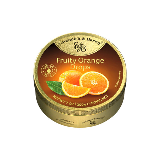 Cavendish & Harvey Fruity Orange Drops, 200g