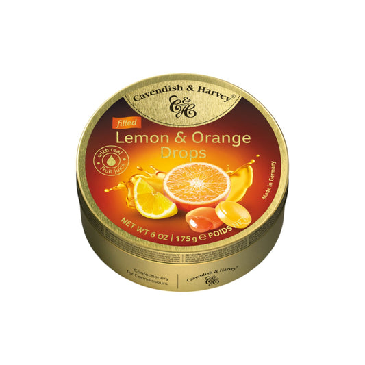 Cavendish & Harvey Lemon & Orange Drops, filled 175g