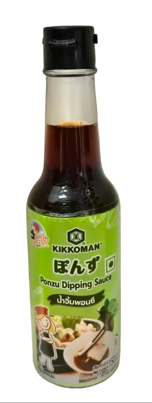 Chefsneed Kikkoman ponzu dipping sauce tasty japan series 150ml green label glass bottle