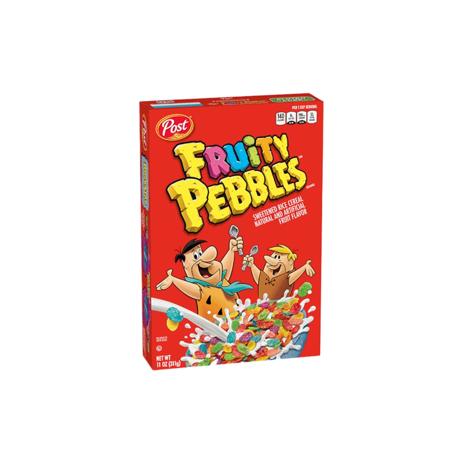 Post Fruity Pebbles Crispy Rice Cereal 311g